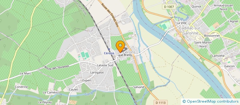 localisation de l'entreprise LES BLEUETS D'ILLATS  ILLATS