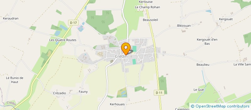 localisation de l'entreprise LES BLEUETS DE CREDIN  CREDIN