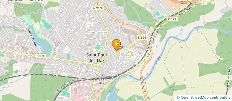 localisation de l'entreprise LES BLEUETS SAINT-PAULOIS à SAINT-PAUL-LES-DAX