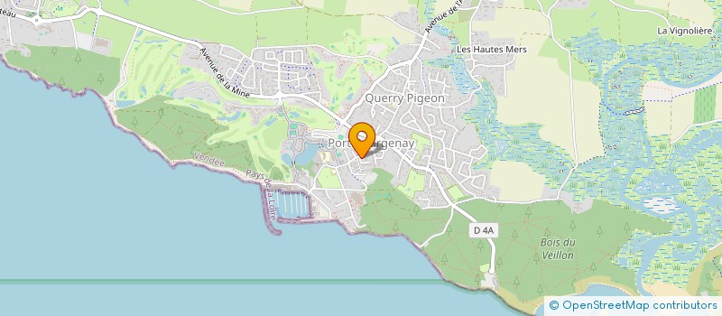 localisation de l'entreprise LES BLOIS  TALMONT-SAINT-HILAIRE