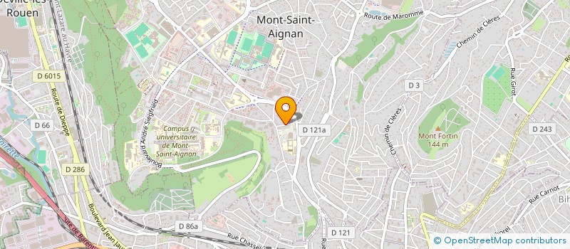 localisation de l'entreprise LES BLOUSES BLEUES à MONT-SAINT-AIGNAN