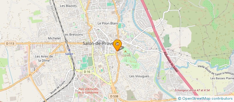 localisation de l'entreprise LES BLOUSES ROSES à SALON-DE-PROVENCE
