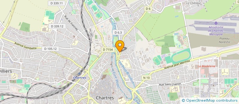localisation de l'entreprise LES BLOUSES ROSES ANIMATION LOISIRS A L'HOPITAL à CHARTRES