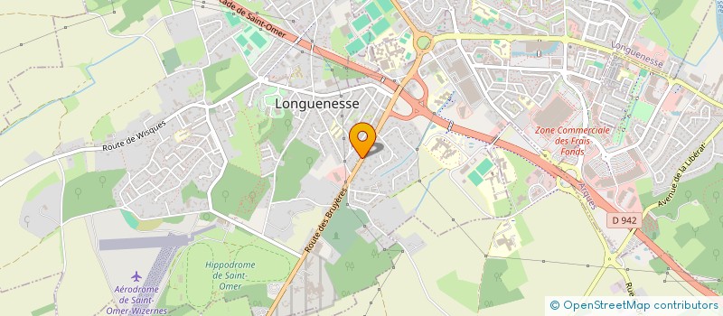 localisation de l'entreprise LES BLOUSES ROSES ANIMATION LOISIRS A L'HOPITAL A.L.H. COMITE DE L'AUDOMAROIS à LONGUENESSE