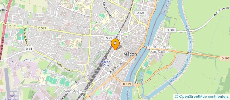 localisation de l'entreprise LES BLOUSES ROSES, ANIMATION LOISIRS A L'HOPITAL, ALH - COMITE DE MACON à MACON