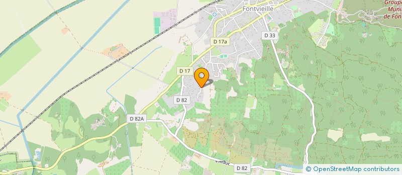 localisation de l'entreprise LES BLOUX  FONTVIEILLE