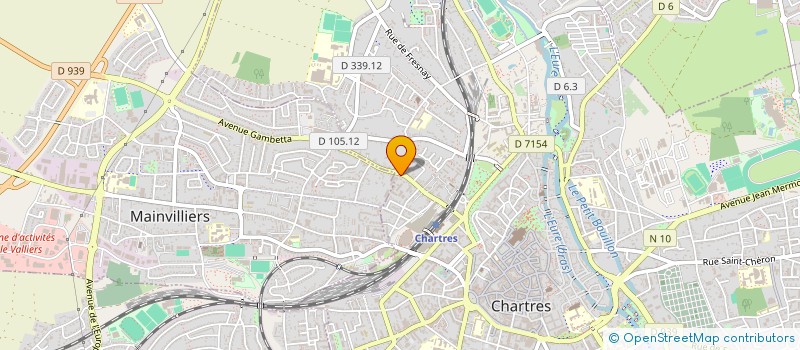 localisation de l'entreprise LES BOBINES D'ADELINE à CHARTRES
