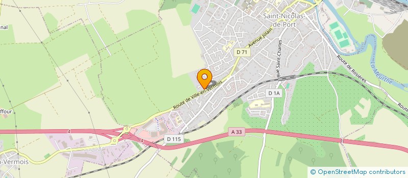 localisation de l'entreprise LES BOBINES DE MARIE  DOMBASLE-SUR-MEURTHE