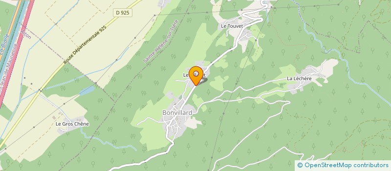 localisation de l'entreprise LES BOBINES PATTERNS  BONVILLARD