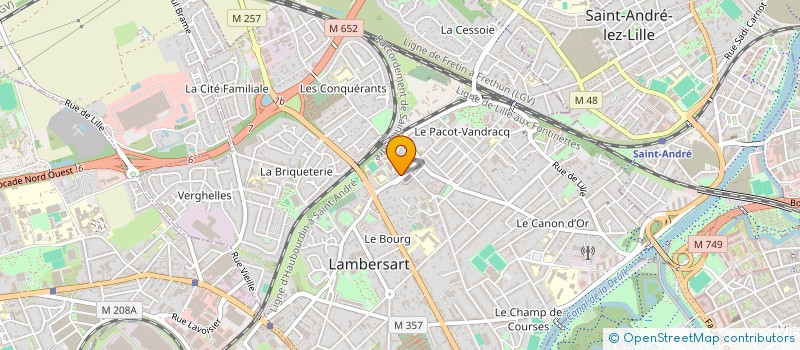 localisation de l'entreprise LES BOBOS à LAMBERSART