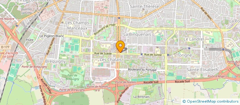localisation de l'entreprise LES BOCAGES DE VAUGUYON à RENNES