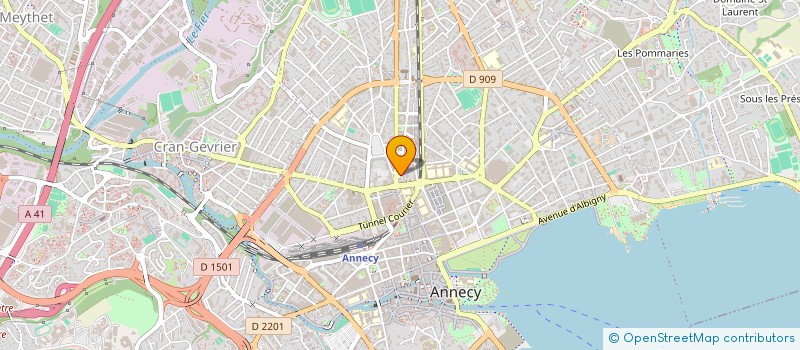 localisation de l'entreprise LES BOCALISES à ANNECY