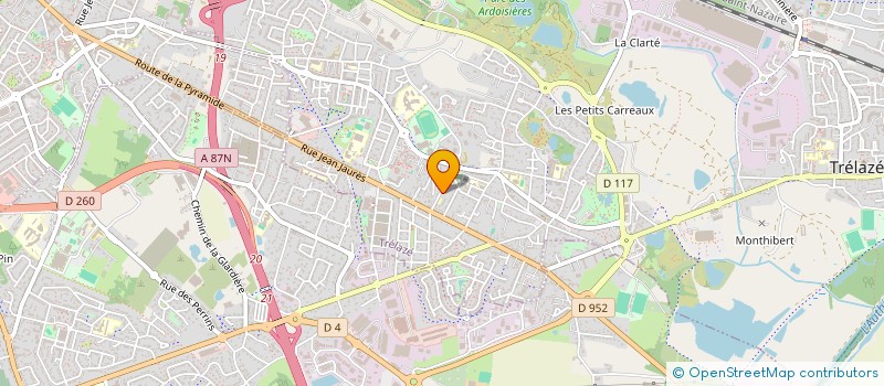 localisation de l'entreprise LES BOCAUX A PAPA à TRELAZE