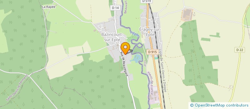 localisation de l'entreprise LES BOCAUX DE L'EPTE  BAZINCOURT-SUR-EPTE