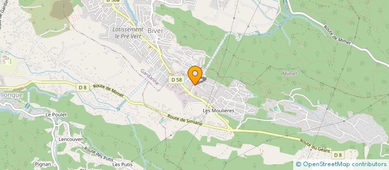 localisation de l'entreprise LES BOCAUX DE MAMIE à GARDANNE