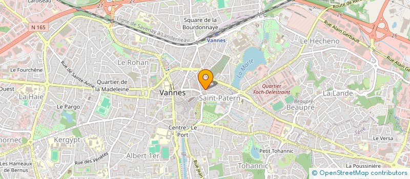 localisation de l'entreprise LES BOCAUX GARNIS à VANNES