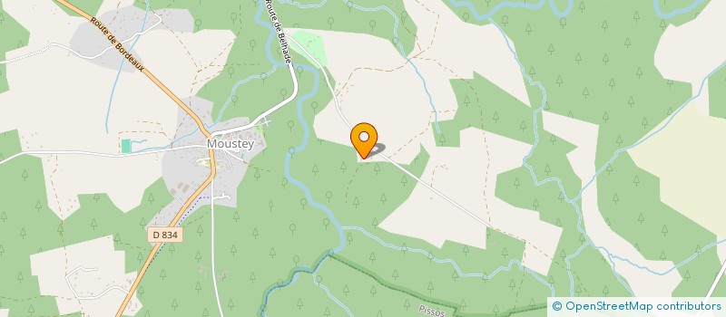 localisation de l'entreprise LES BOCOQS  MOUSTEY