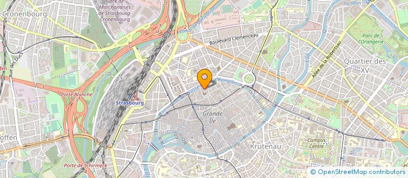 localisation de l'entreprise LES BOCQUETEAUX COMTOIS à STRASBOURG