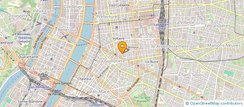 localisation de l'entreprise LES BODALLA  LYON