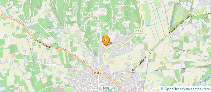 localisation de l'entreprise LES BOFS  SARRIANS