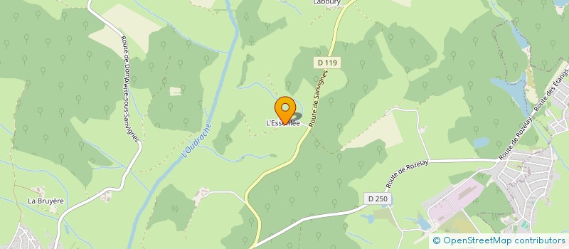 localisation de l'entreprise LES BOILEAUX  MARLY-SUR-ARROUX