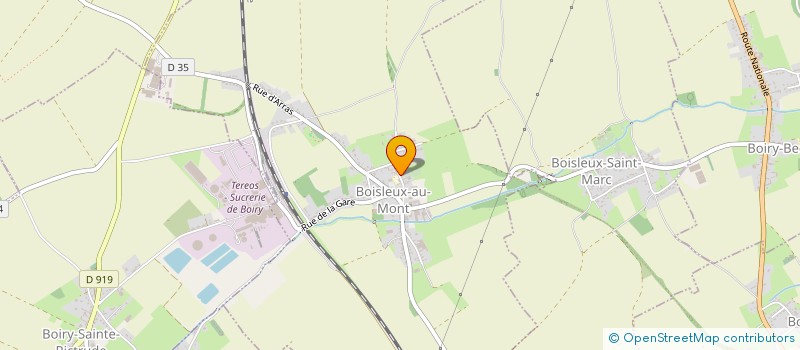 localisation de l'entreprise LES BOIRYSIENS EN FETE  BOIRY-SAINT-MARTIN