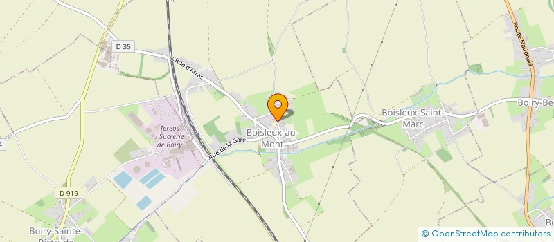 localisation de l'entreprise LES BOIRYSIENS EN FETE  BOIRY-SAINT-MARTIN