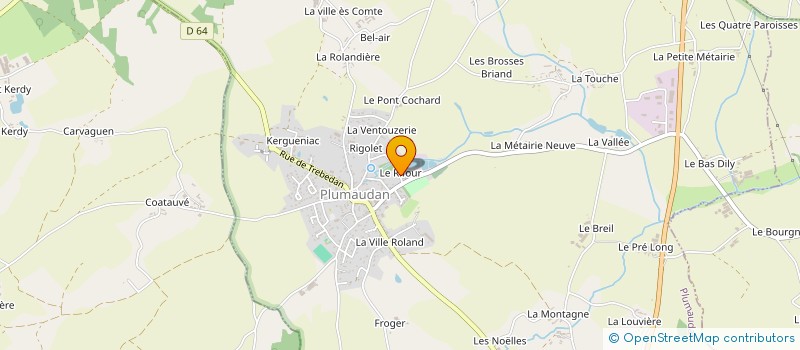 localisation de l'entreprise LES BOIS  BREST