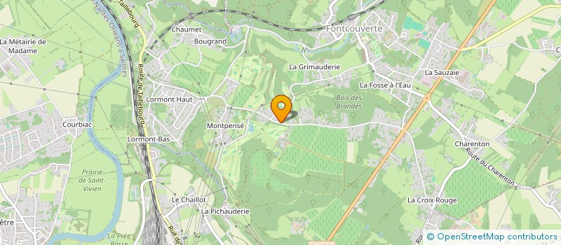 localisation de l'entreprise LES BOIS D'ANGELIS  FONTCOUVERTE