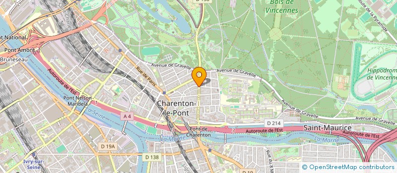 localisation de l'entreprise LES BOIS D AUTHENAY  CHARENTON-LE-PONT