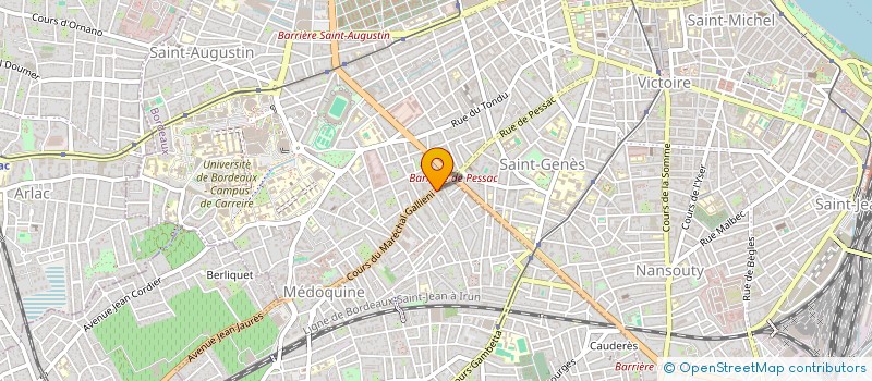 localisation de l'entreprise LES BOIS D'ORTHEZ  TALENCE