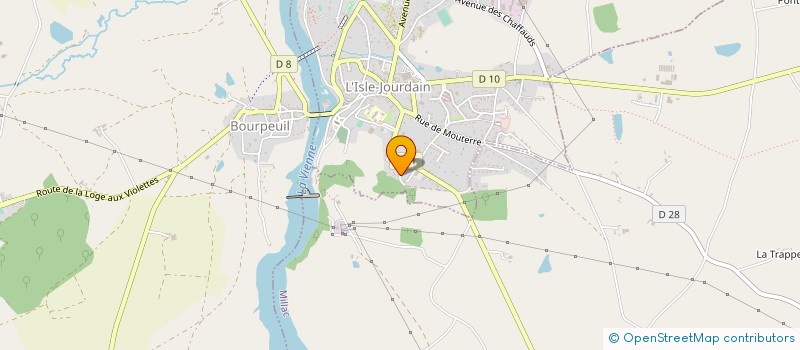 localisation de l'entreprise LES BOIS DE L'AUGERE  L'ISLE-JOURDAIN