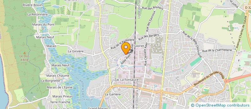 localisation de l'entreprise LES BOIS DE L'ILE VERTIME à LES SABLES D'OLONNE