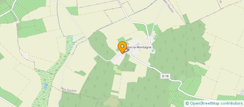 localisation de l'entreprise LES BOIS DE LA GRAVELLE  VERT-TOULON