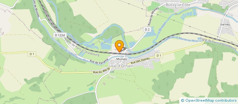 localisation de l'entreprise LES BOIS DE LA MEUSE à VAL-D'ORNAIN