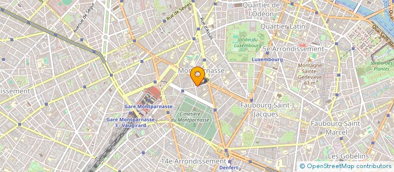 localisation de l'entreprise LES BOIS DE LA RONDELIERE  PARIS