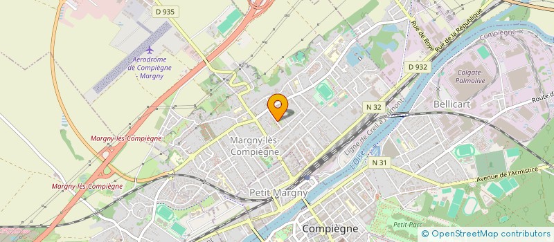 localisation de l'entreprise LES BOIS DE REVENNES à MARGNY-LES-COMPIEGNE