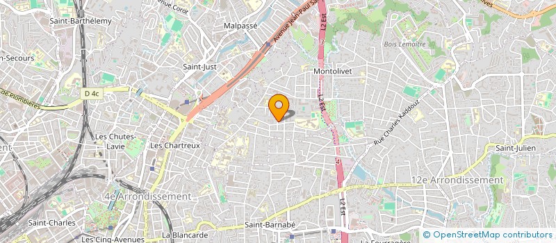 localisation de l'entreprise LES BOIS DES ALPES à MARSEILLE