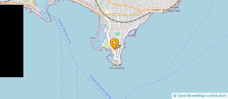 localisation de l'entreprise LES BOIS DORES N 8 à CANNES