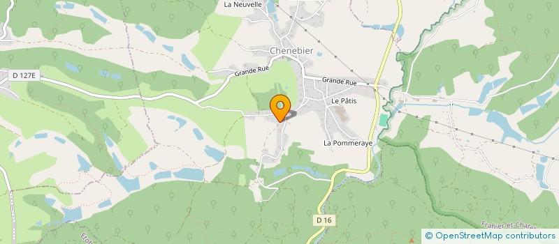 localisation de l'entreprise LES BOIS DORMANTS  CHENEBIER