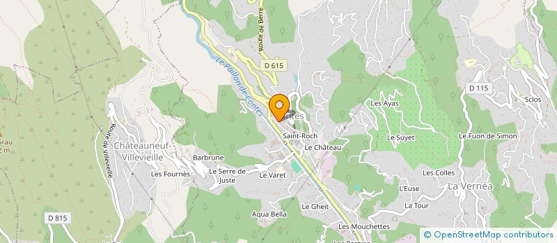 localisation de l'entreprise LES BOIS DU SUD à CONTES