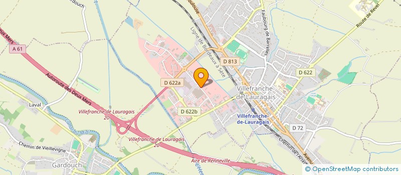 localisation de l'entreprise LES BOIS DU SUD OUEST à VILLEFRANCHE-DE-LAURAGAIS