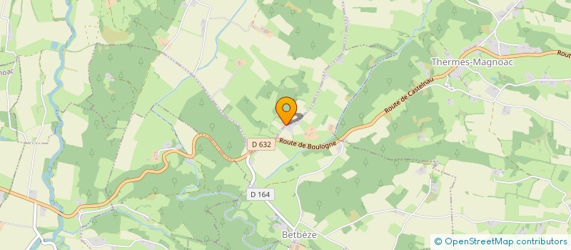 localisation de l'entreprise LES BOIS MAGNOACAIS  SARIAC-MAGNOAC