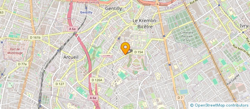 localisation de l'entreprise LES BOIS POURPRES  LE KREMLIN-BICETRE