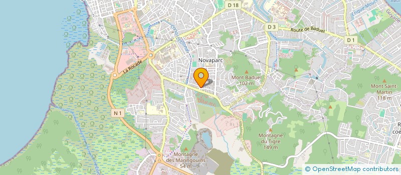 localisation de l'entreprise LES BOIS PRECIEUX  CAYENNE