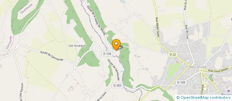 localisation de l'entreprise LES BOIS RIMBERT  SAINT-NEXANS