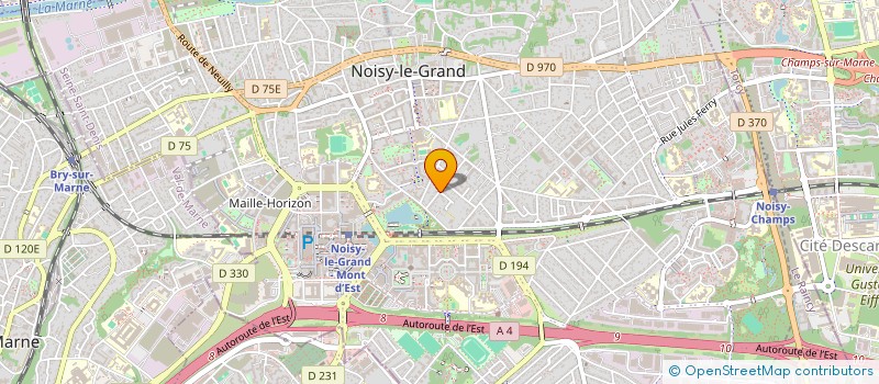 localisation de l'entreprise LES BOISELLES  NOISY-LE-GRAND