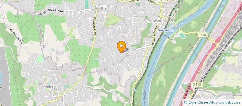 localisation de l'entreprise LES BOISEUX 42  CHARLY