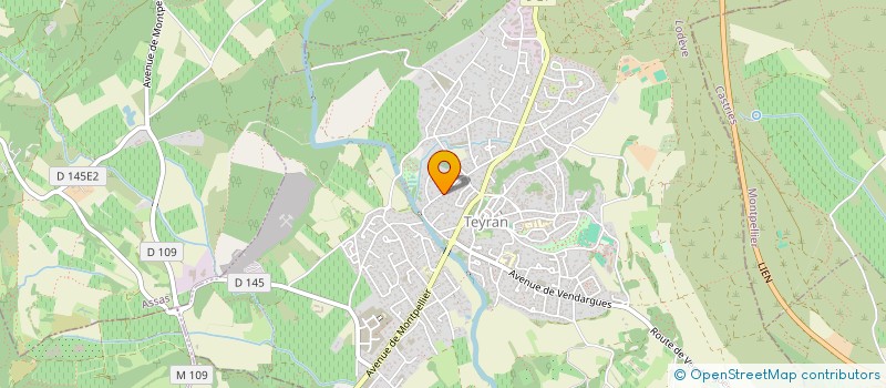 localisation de l'entreprise LES BOISSIERES  TEYRAN
