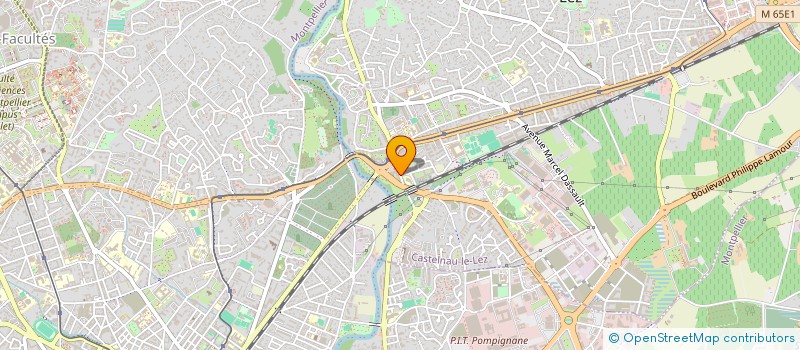 localisation de l'entreprise LES BOITES JAUNES à CASTELNAU-LE-LEZ